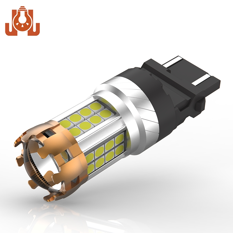 3157 P27/5W 3156 DRL LED Лампа Поворотник Светодиодная Белый Желтый Янтарный Красный Стоп-сигнал Габарит