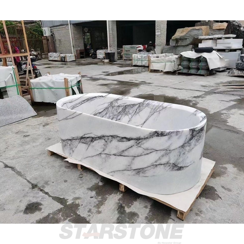 Мраморная ванна для ванной комнаты