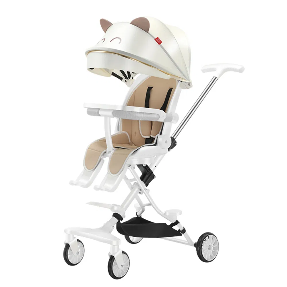 Upgraded Lightweight Fold 0-5 Years Old High Landscape Baby Stroller