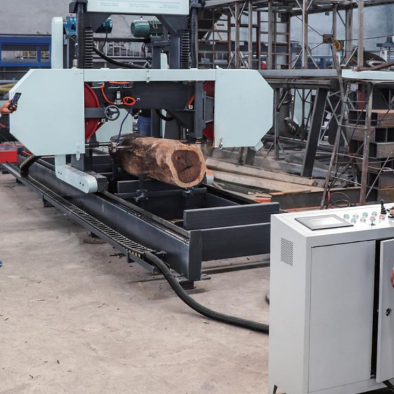 Ленточная пилорама для больших бревен до 1000 мм усиленная