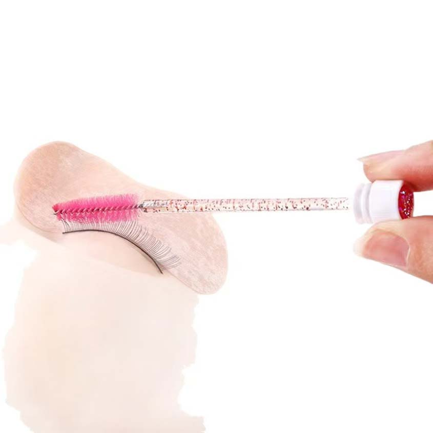 Dust-Proof Eyelash Brush Tube Reusable Eyelashes Extension Tools Mascara Wand Case Replaceable Crystal Makeup Brushes Applicator