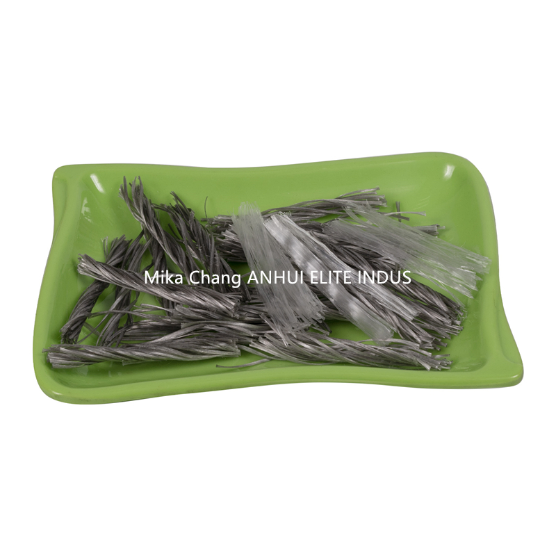 Macro Synthetic Fibre Twist Bundle Polypropylene Copolymer Fiber 54mm