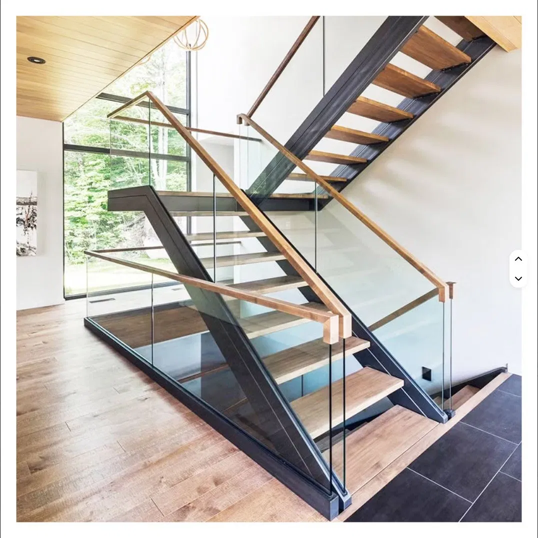 Glass Fence Balustrade Handrail Black Aluminum U Channel Railing