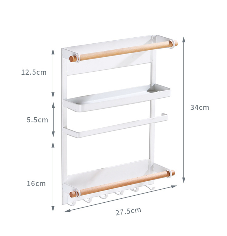 Kitchen Corner Shelf Kitchen Organizer Wire Kitchen Magnetic Suction Rack
