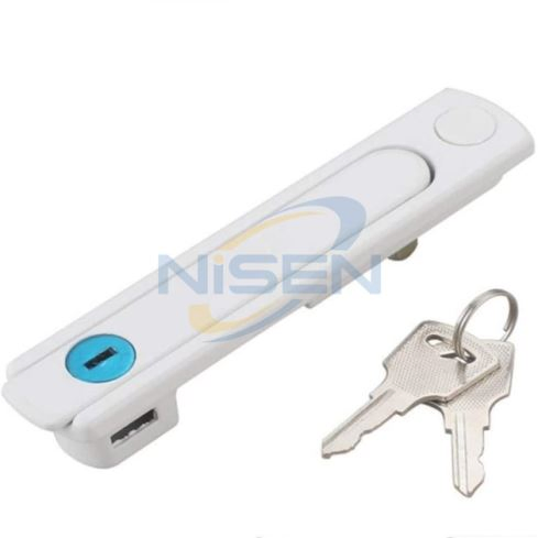 UPVC Door Handle Sliding Window Lock with Key Aluminum Material Nisen HD05