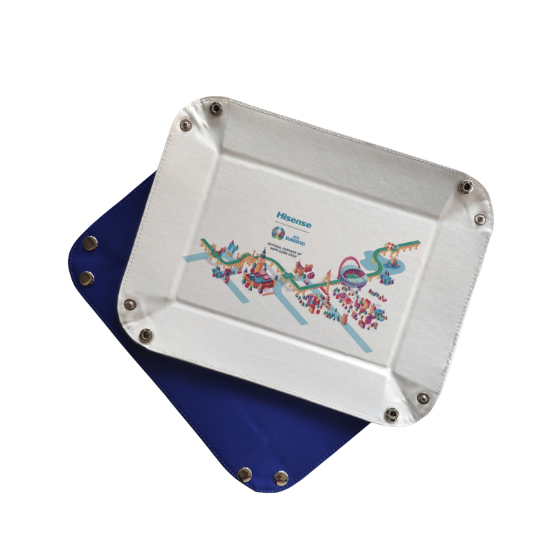 Dungeon and Dragon Leather Hexagon Dice Tray for Dnd Accessories