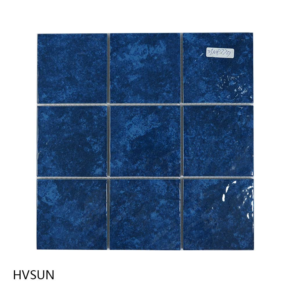 Modern Design Sky Blue Square Ceramic Wall Tile for Livingroom Bathroom Kitchen