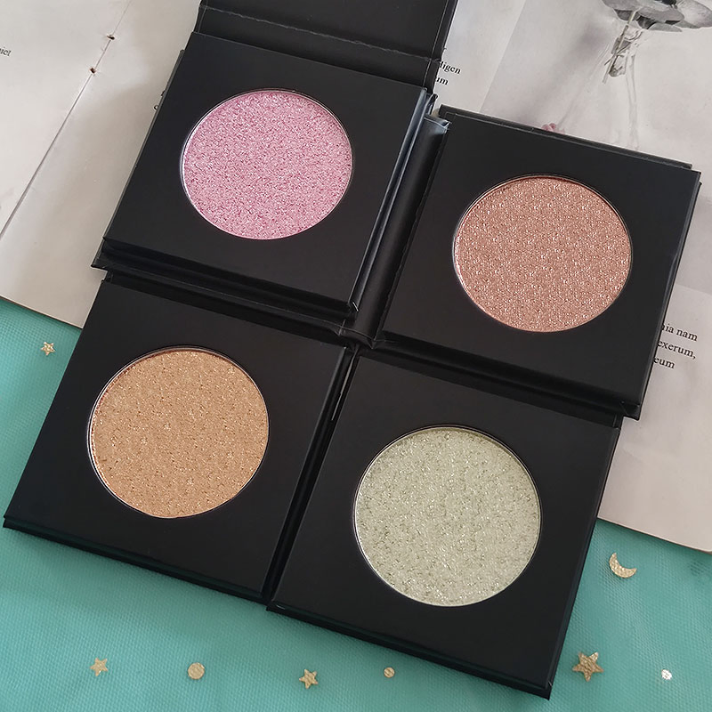 Wholesale Highlighter Makeup Shimmer Loose Bronzer Compacts Pigment Highlighter Palette