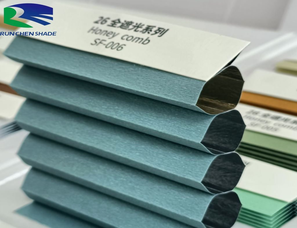 Multiple Sizes and Colors of Honeycomb Curtain Fabrics for a Variety of Choices