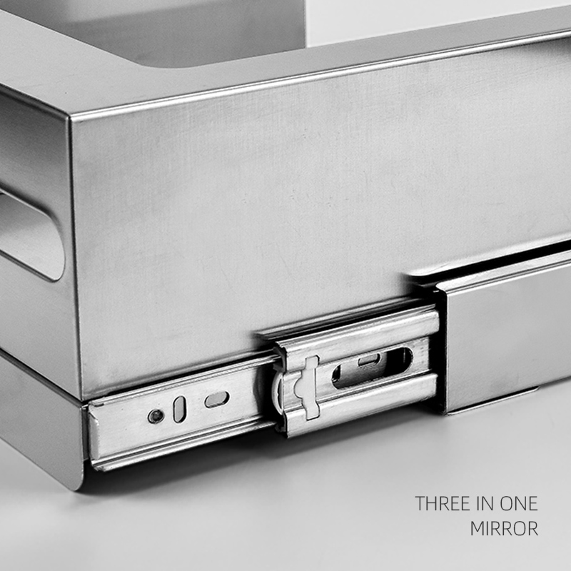 3-в-1 зеркальный шкаф с дозатором мыла и сушилкой