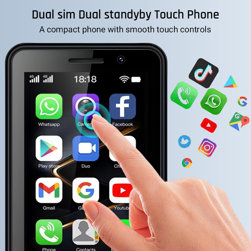 Смартфон Android 8.1 3.5 дюйма, 4G, 16+2 ГБ, 2500 мАч