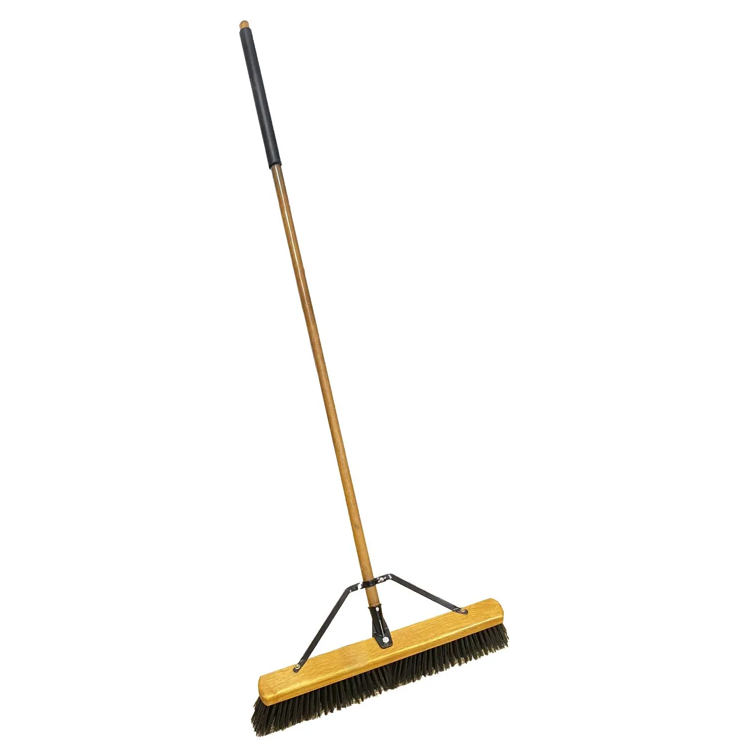Push Broom Wooden Floor Scrub Brush Long Handle
