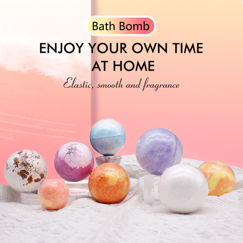 Hot-Selling All Natural Organic Ingredient Bubble Vegan Colorful Balls SPA Handmade Bath Bombs