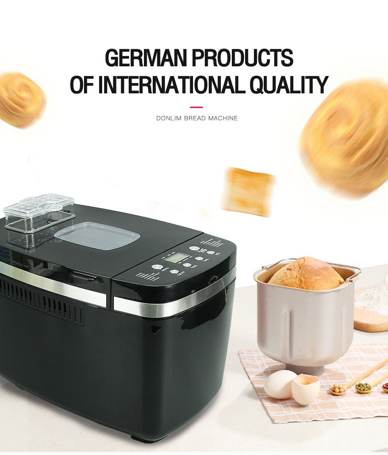 Premium Automatic Bread Maker with Digital Display and Timer