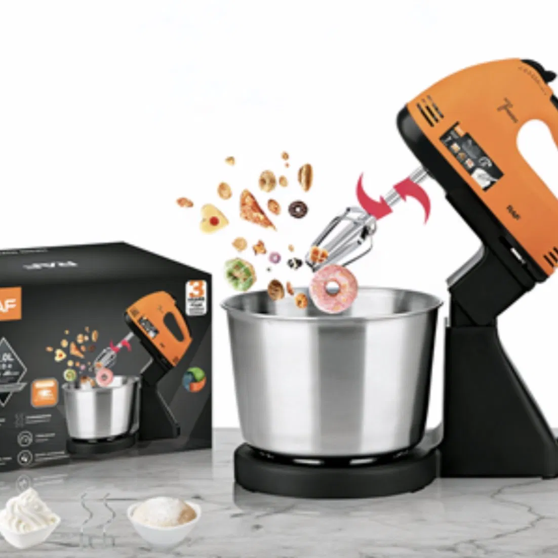 Электрический ручной миксер Bear, 5 скоростей, 200Вт