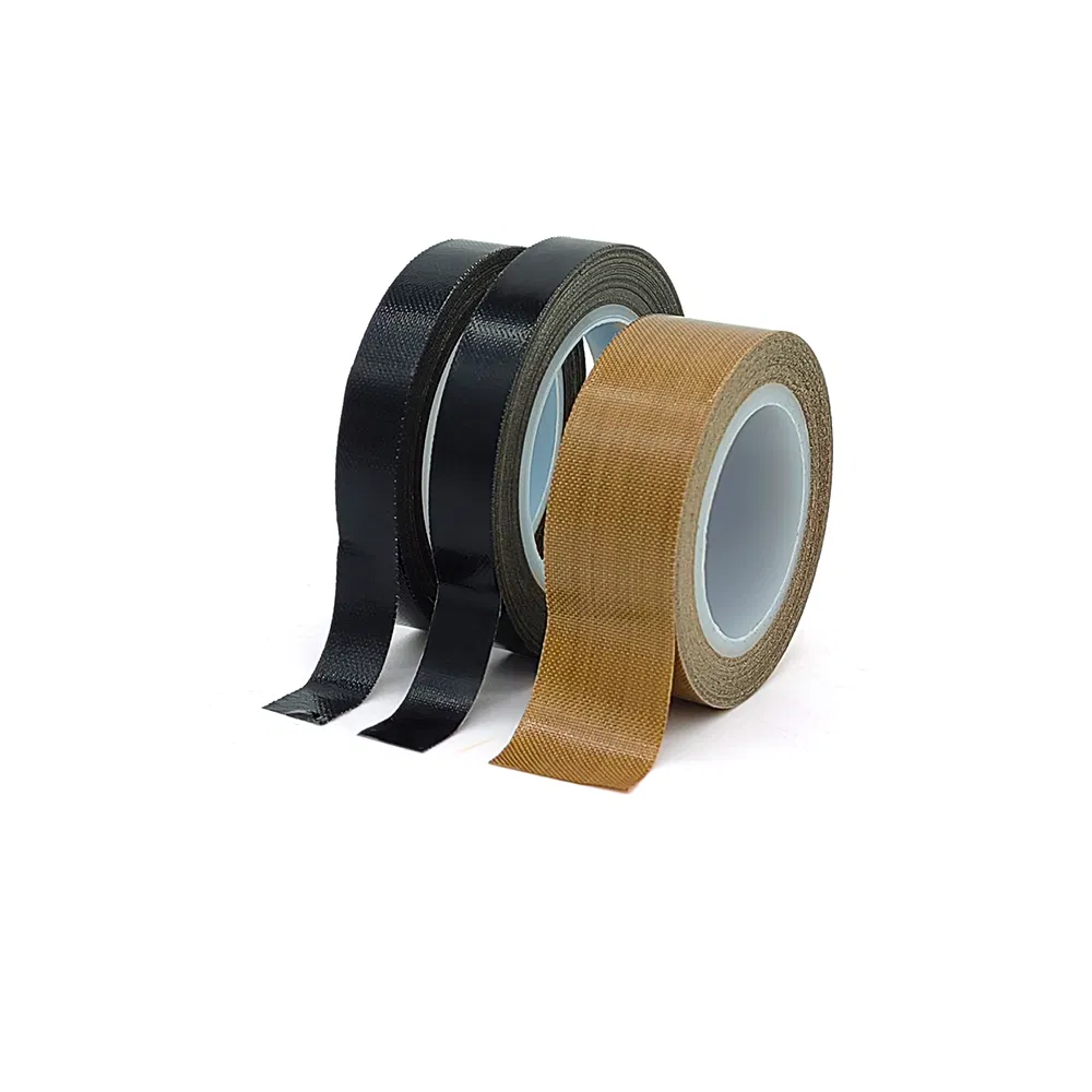 Factory Price High Temperature Resistant Insulation PTFE Coating with Silicone Small Jumbo Roll Fiberglass Adhesive Non-Stick Coating Tape