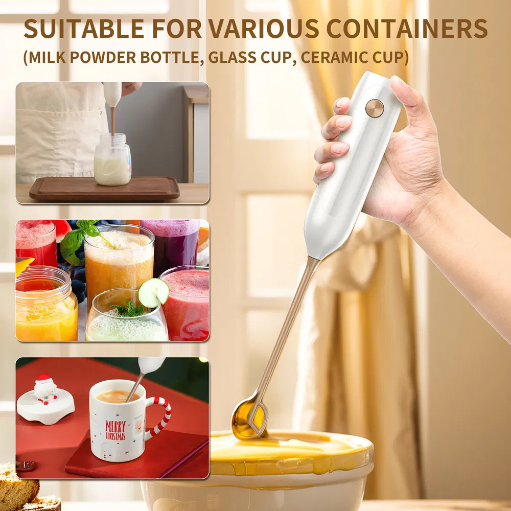 Portable Foam Whisk Maker Espumador Leche Coffee Hand Milk Frother