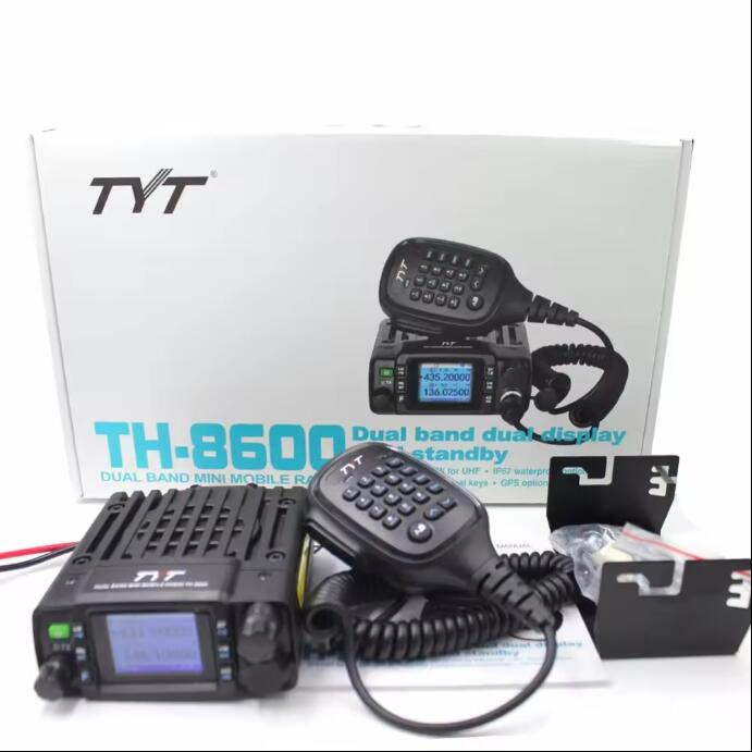 Tyt Th-8600 VHF/UHF Mini Mobile Transceiver IP67 Waterproof Mobile Car Radio Walkie Talkie