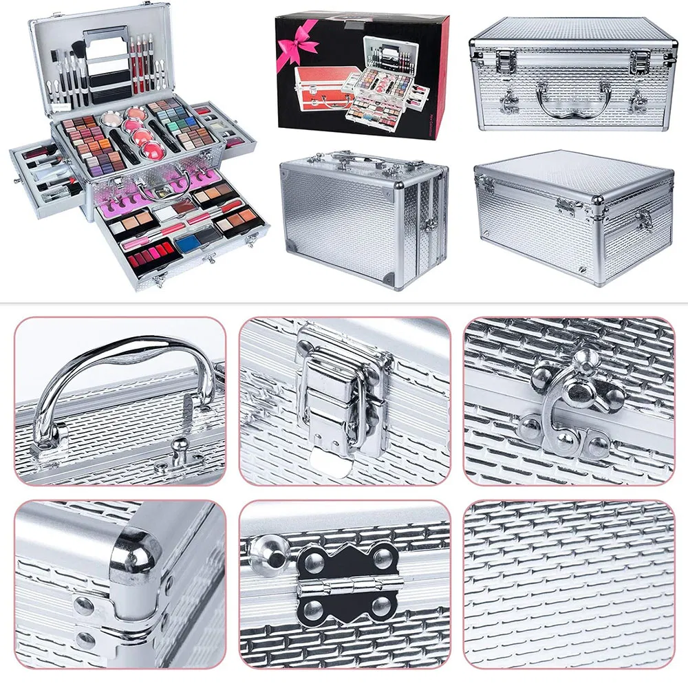 Cosmetics Beauty Tool Kit Eye Shadow Lipstick Gift Set Wholesale Professional Makeup Storage Box