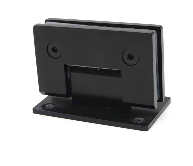 Matt Black Stainless Steel Glass Shower Door Hinges