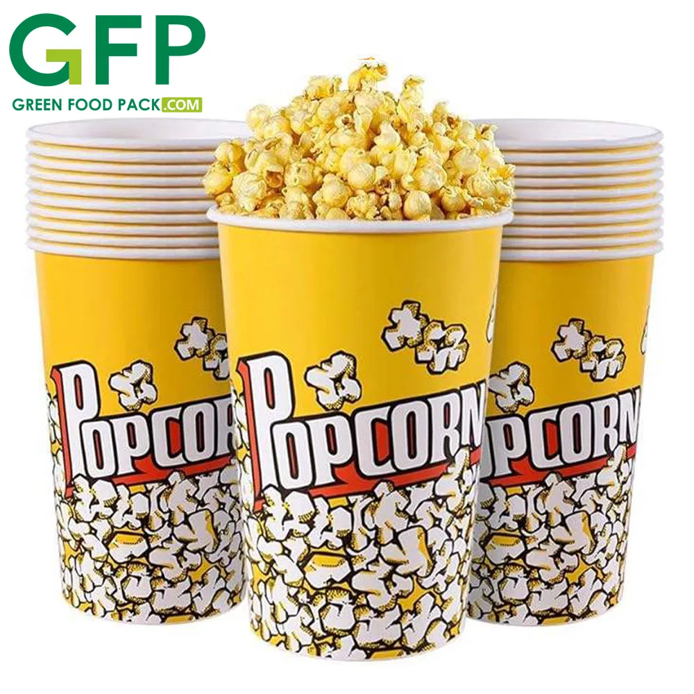 Бумажный стакан для фастфуда, 4-24oz, с крышкой