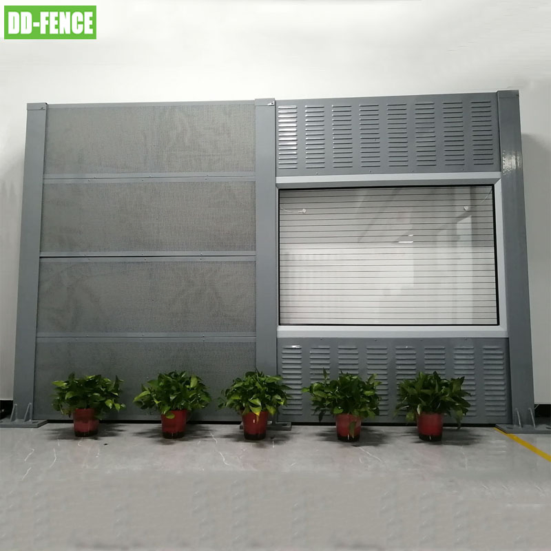 High Quality Soundproof Screen Fence Acrylic Aluminum Noise Absorption Fence Sound Noise Barriers