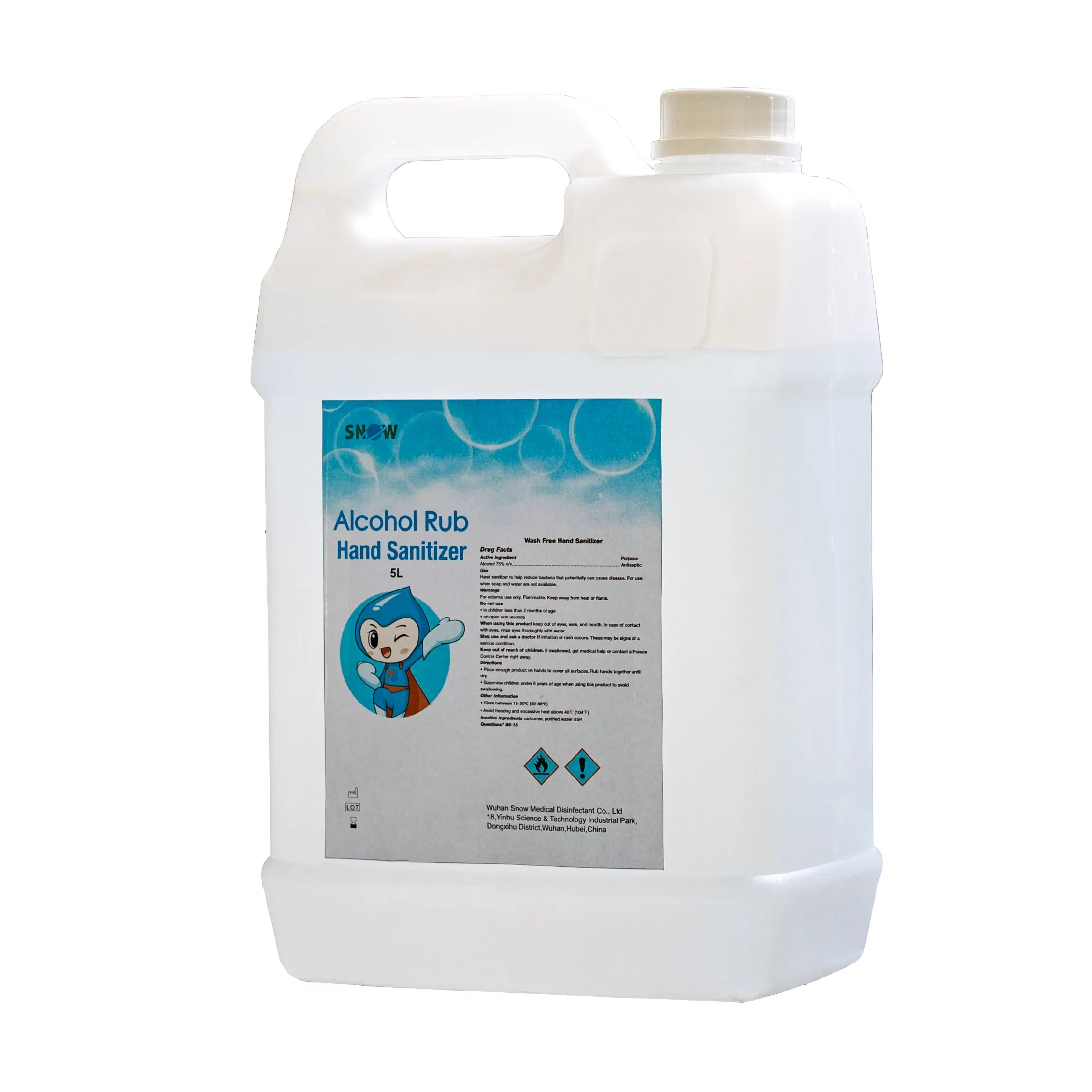 Bactericide 25L 75% Alcohol Ethanol Disdinfectant Liquid