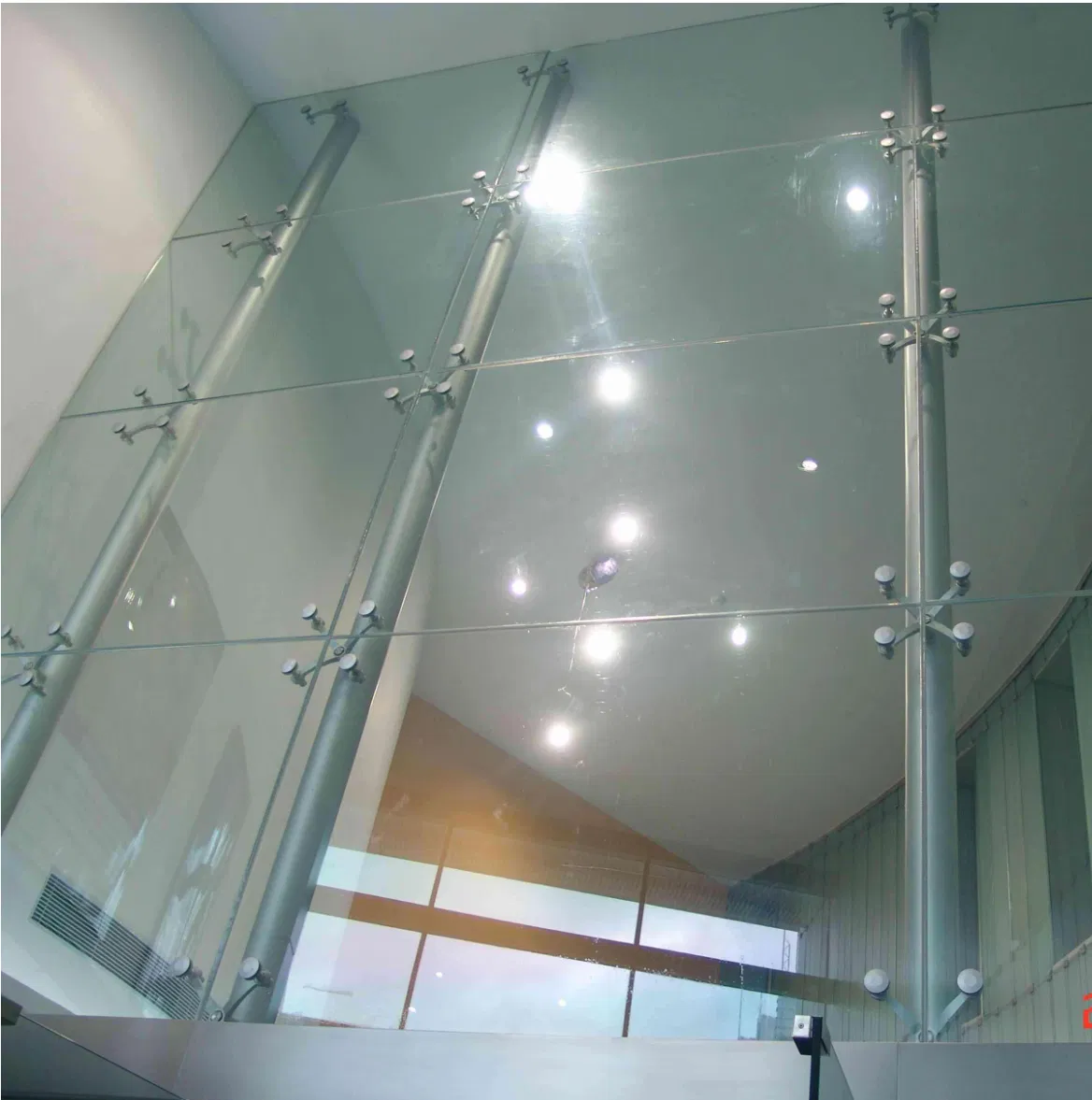 Sound-Absorbing Aluminum Frame Curtain Wall for Facade Building Cladding