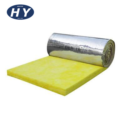 Waterproof Fireproof Aluminum Foil Glass Wool Roll for Roof Insulation