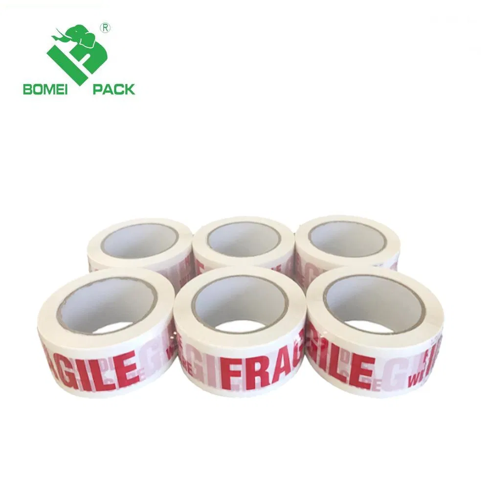 Fragile Printing BOPP Packing Sealing Tape for Warning