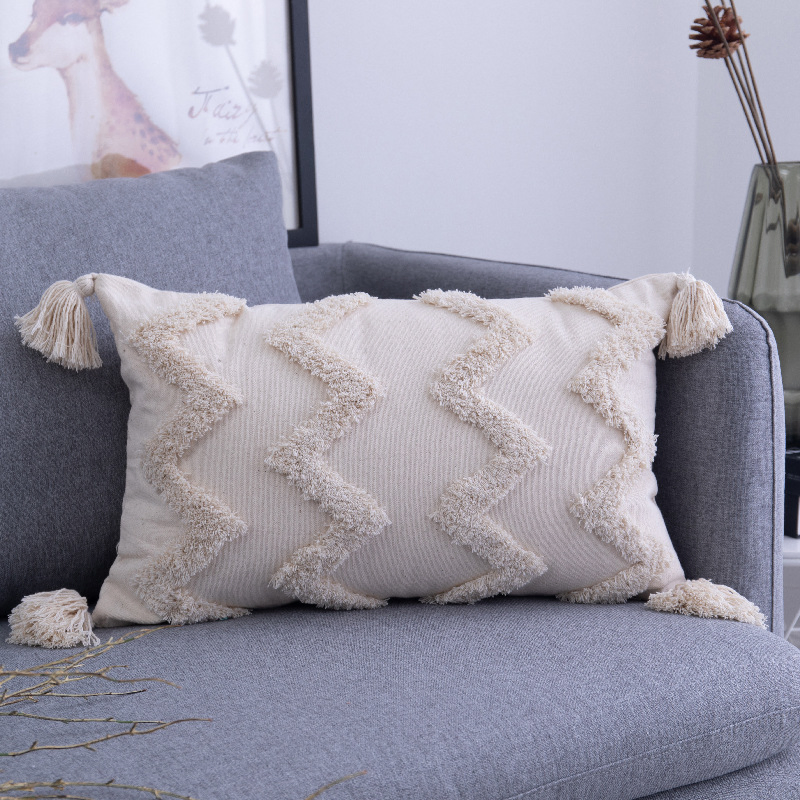 Soft Jacquard Cushion Covers for Bedding Set and Sofa Style