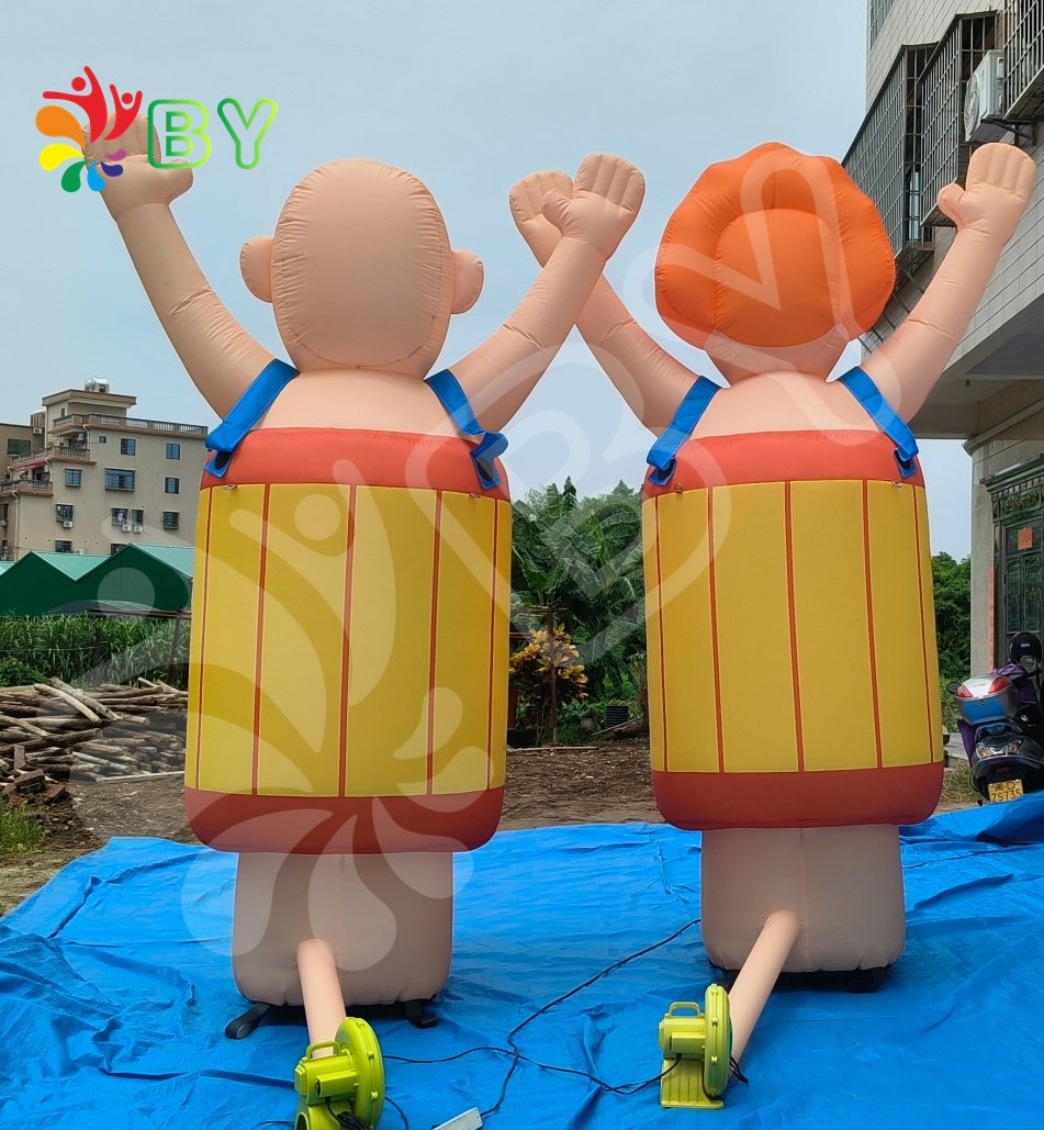 Holland Cartoon Balloon Colorful Inflatable Sarah Giant Air Balloon with Age Printing