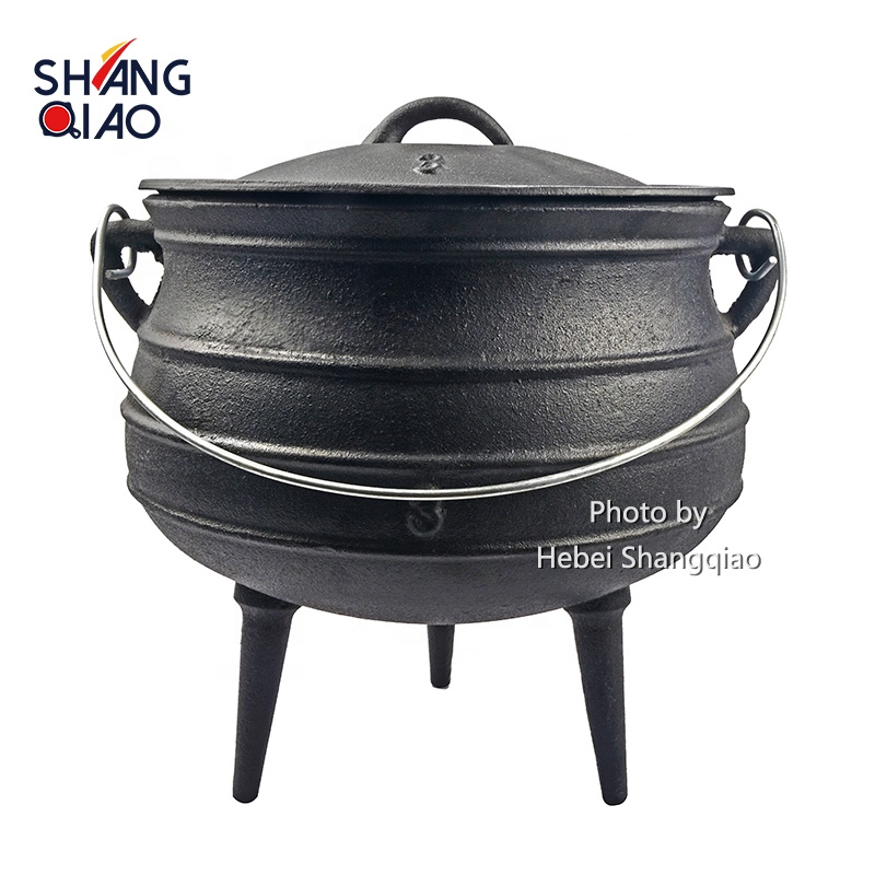 Чугунный котелок Potjie с тремя ножками, 1/4-30#