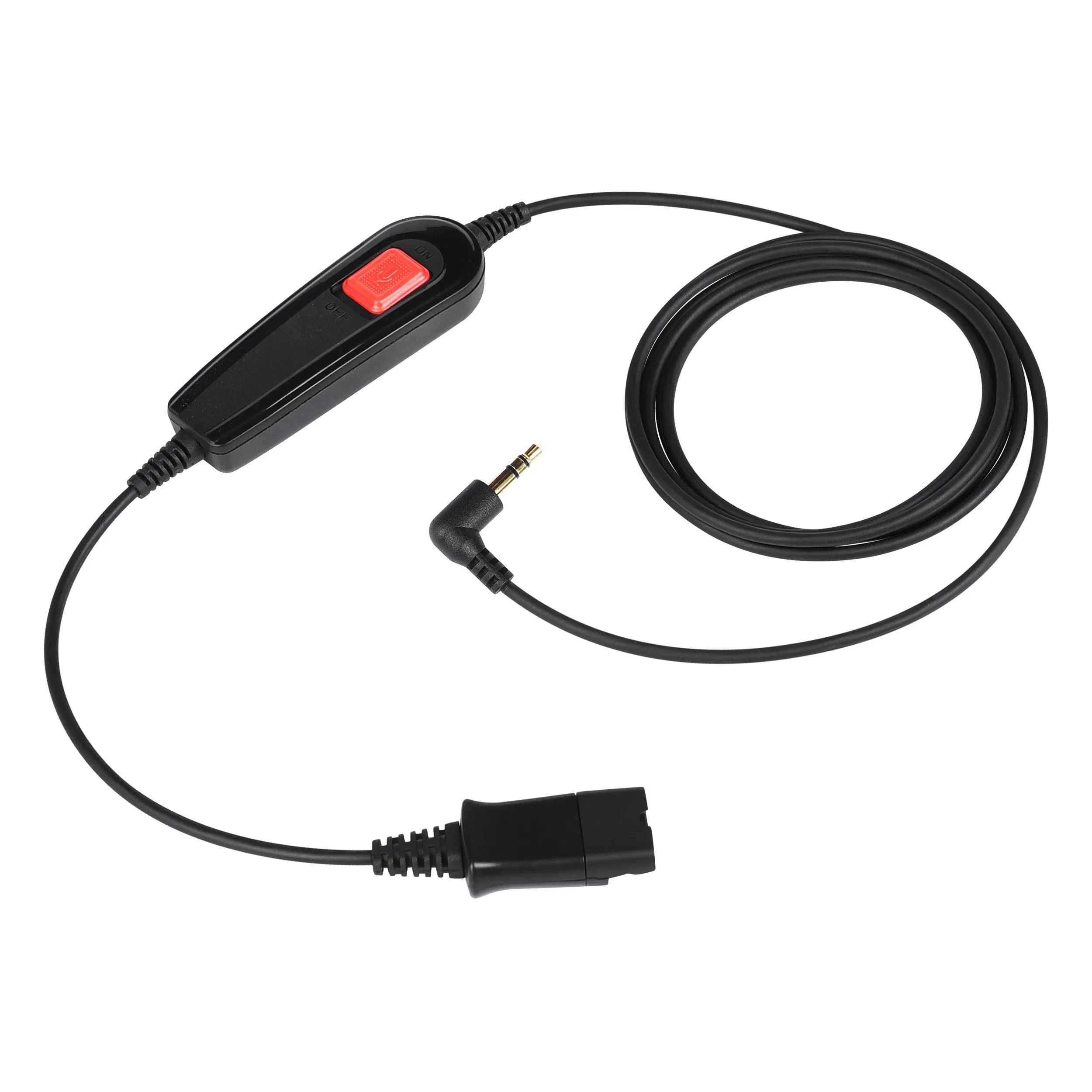 Кабель для гарнитуры IP-телефона QD-3.5 мм с контролем