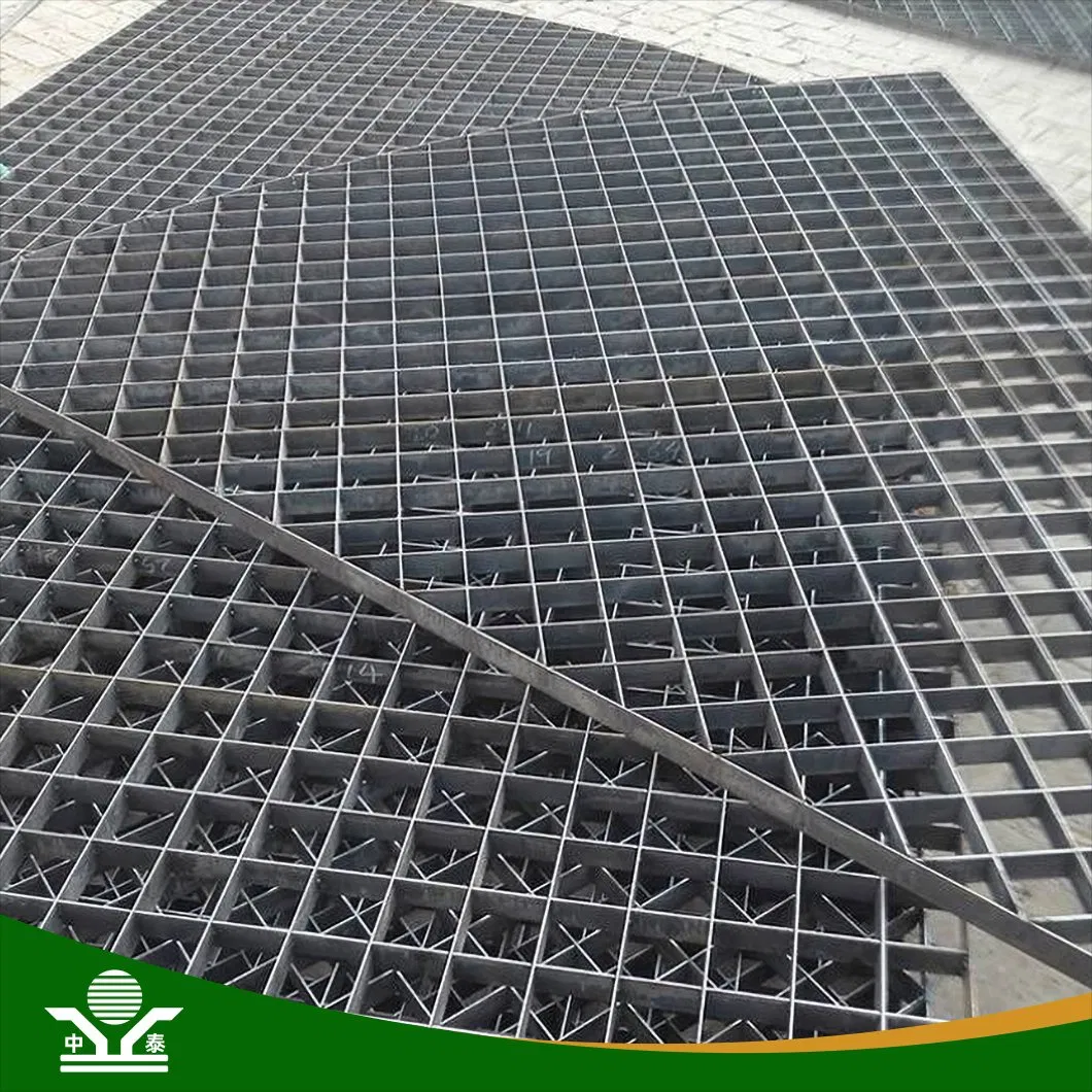 Zhongtai Corrugated Shape 1– 1/2" X 1/4" China Stainless Steel Grate Drains Factory Hdsgw22-05 Catwalk Steel Grating Used for Security Fence