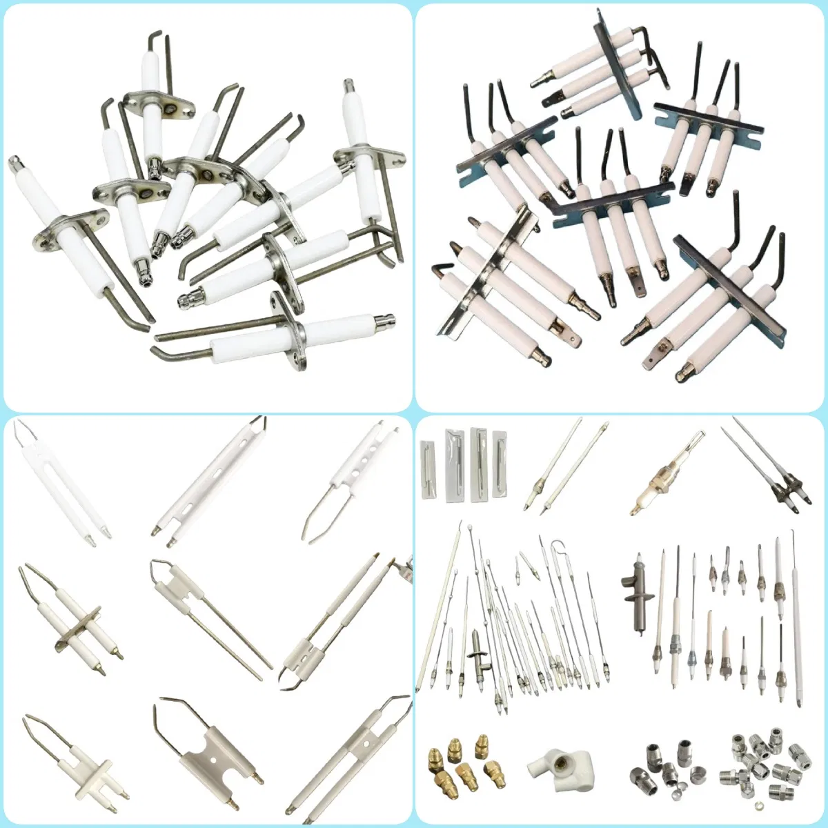 Customized Glazed Ceramic Spark Flame Sensor Ignition for Gas Oven
