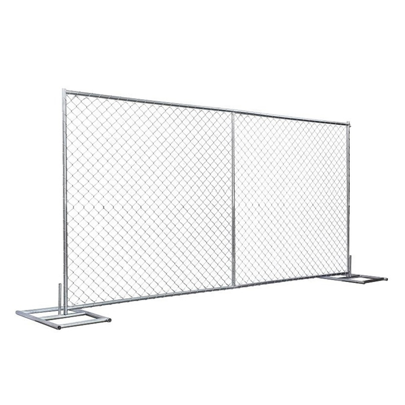 Verified Factory Durable Quality Portable Chain Link Temporary Fence Galvanized Chain Mesh Temporary Fence Panels for Construction Site Temporary Security Fence