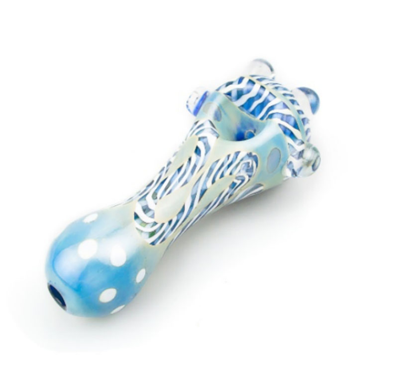 Colored Glass Oil Burner Sweet Puff Smoking Pipe Hand Water Pipe