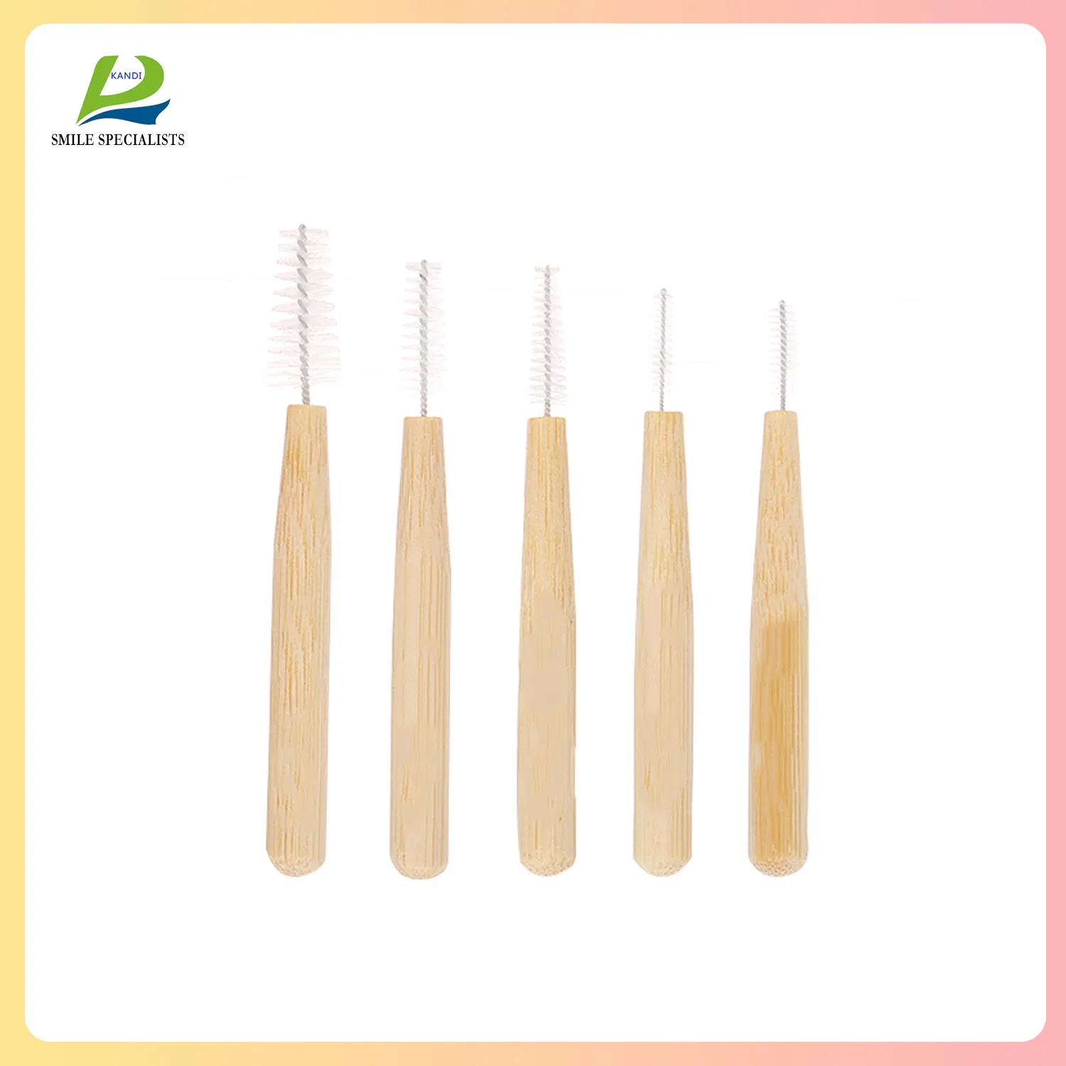 OEM Natural Eco Friendly Biodegradable Bamboo Handle Interdental Brush