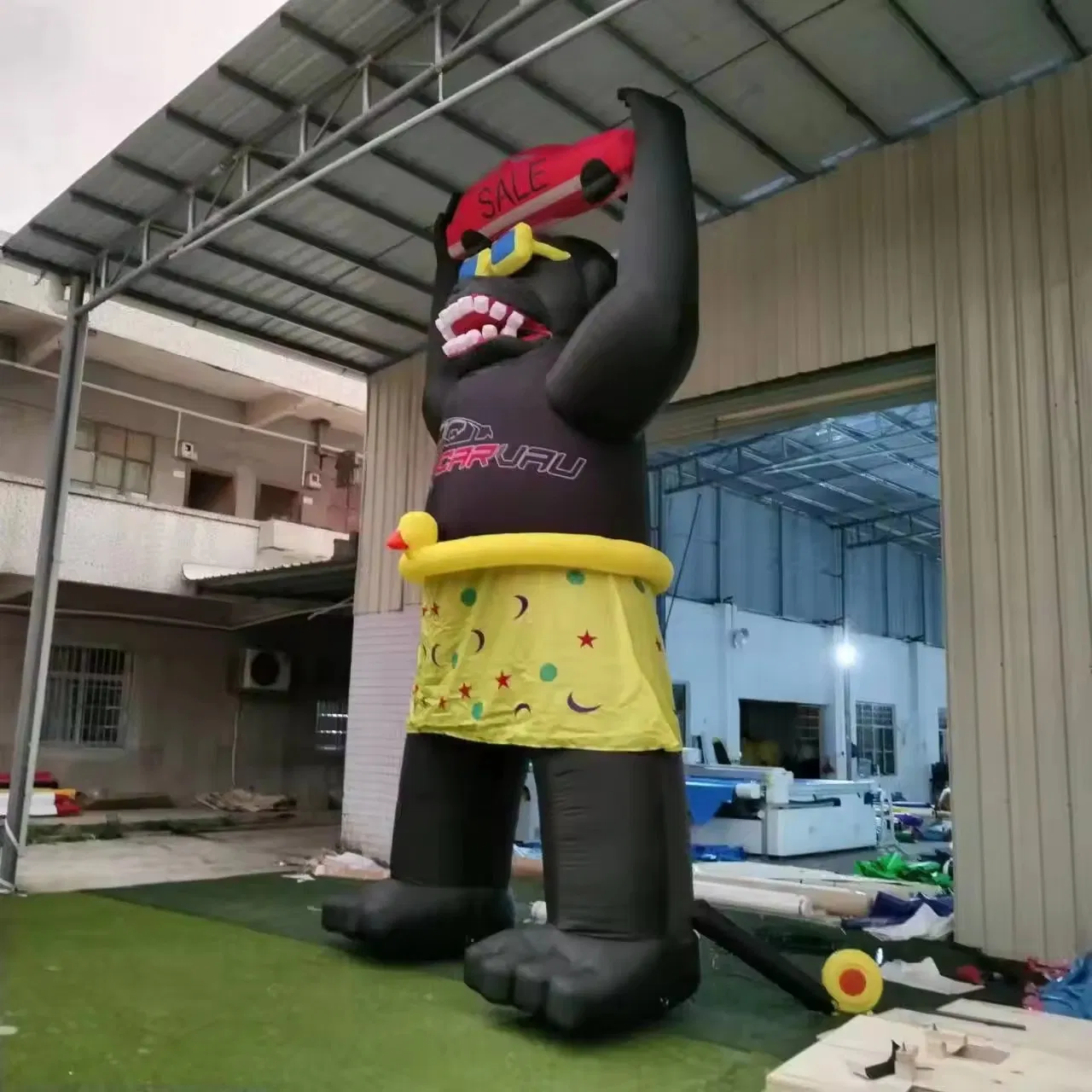 Boyi Outdoor Advertising Giant Inflatable Gorilla Model Inflatable King Kong
