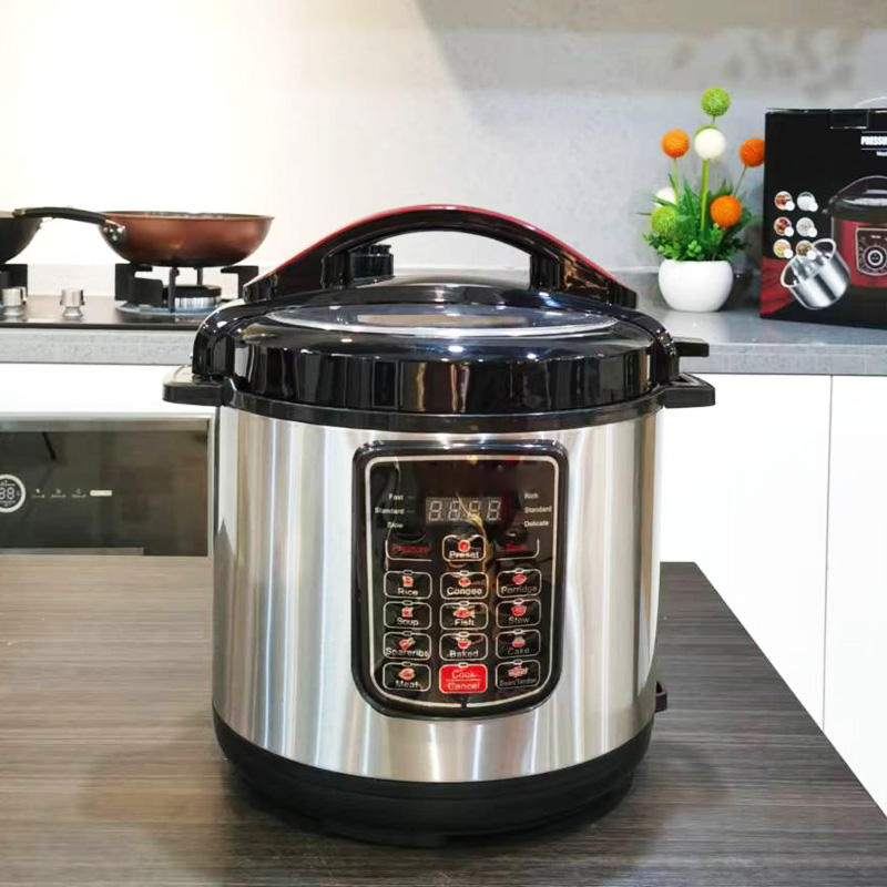 Smart LED Digital 6L Stainless Steel 304 Electric Pressure Cooker Cylinder