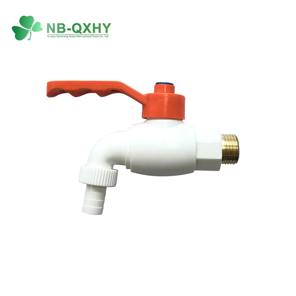 High Quality 1/2 Inch Faucet Tap PVC Threaded Tap for Basin