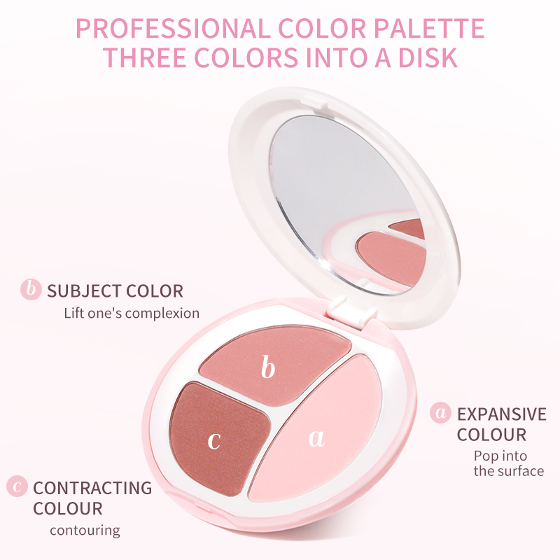 Румяна Balyna Layering Atmosphere, 3 цвета, стойкие