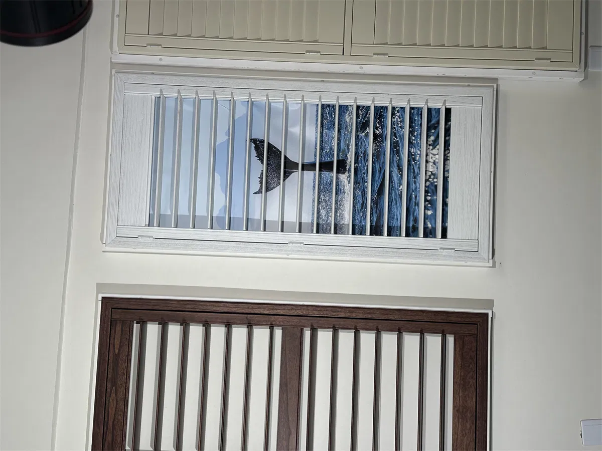 Heat Insulation Paulownia/Basswood Interior Plantation French Shutter Window Wooden Shutters Hot Sale