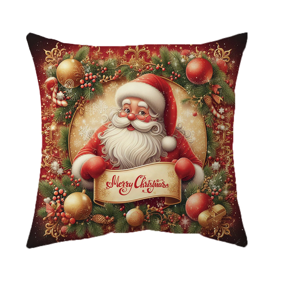 OEM Christmas Short Plush Detachable Partysoft Package Cushion Over