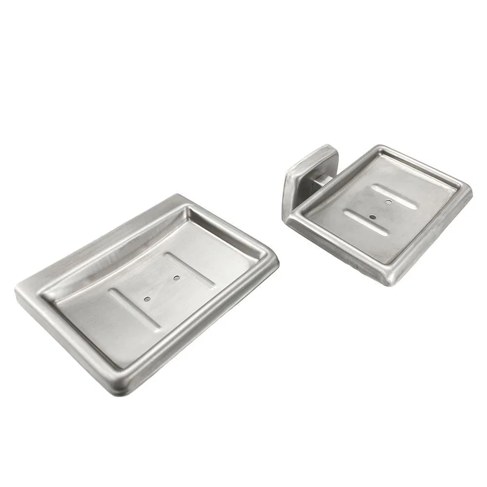 Настенная мыльница из нержавеющей стали с поддоном