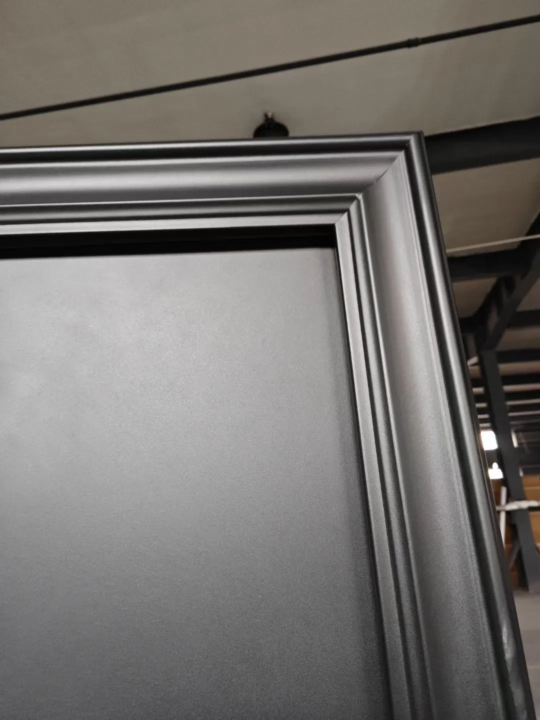 New Modern Grey Color Exterior Steel Security Entry Door