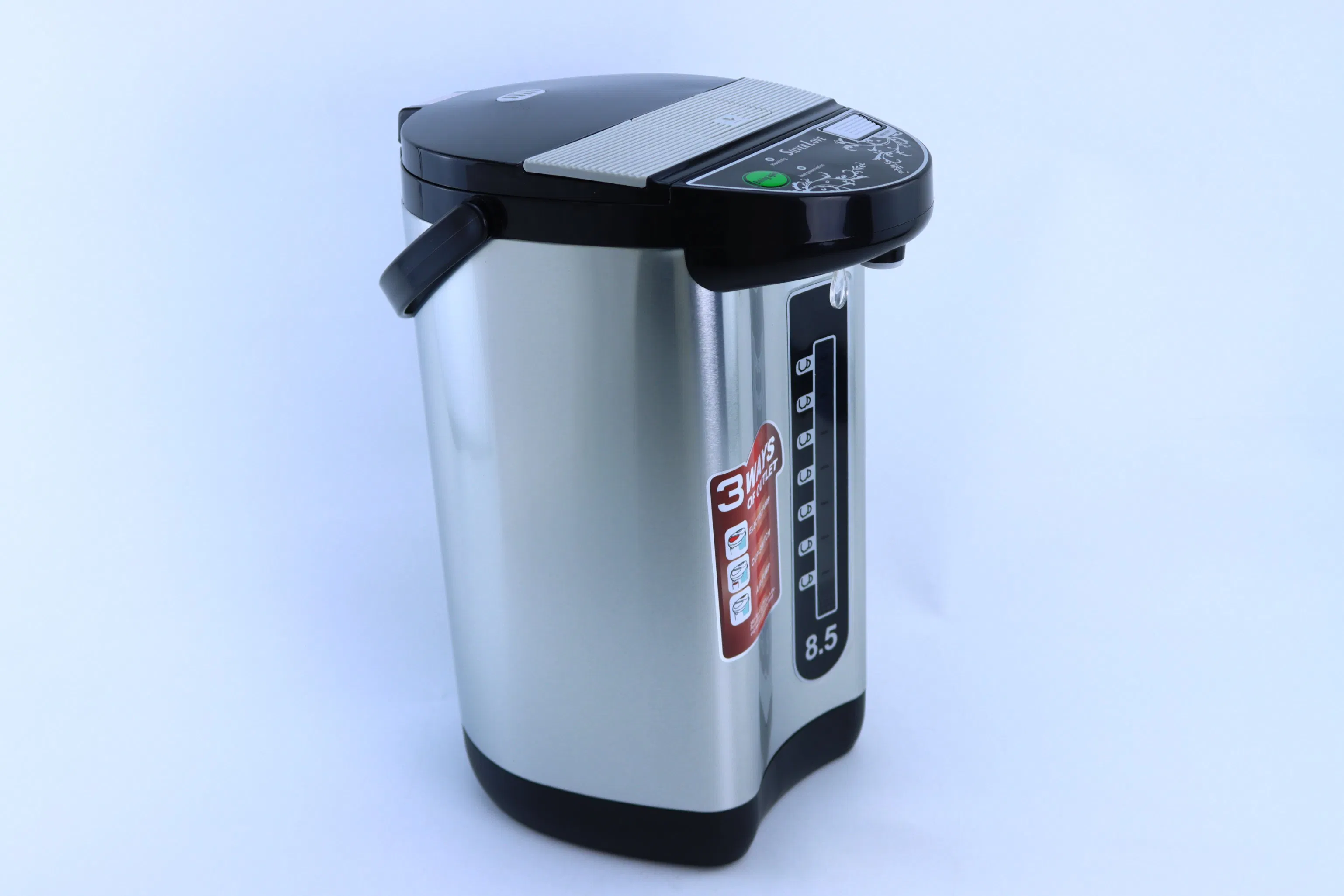 Electric 8.5L Hot Water Dispenser Convenient Tabletop Installation Hotel Use Sanitary Stainless Steel Housing Electrical Kettle