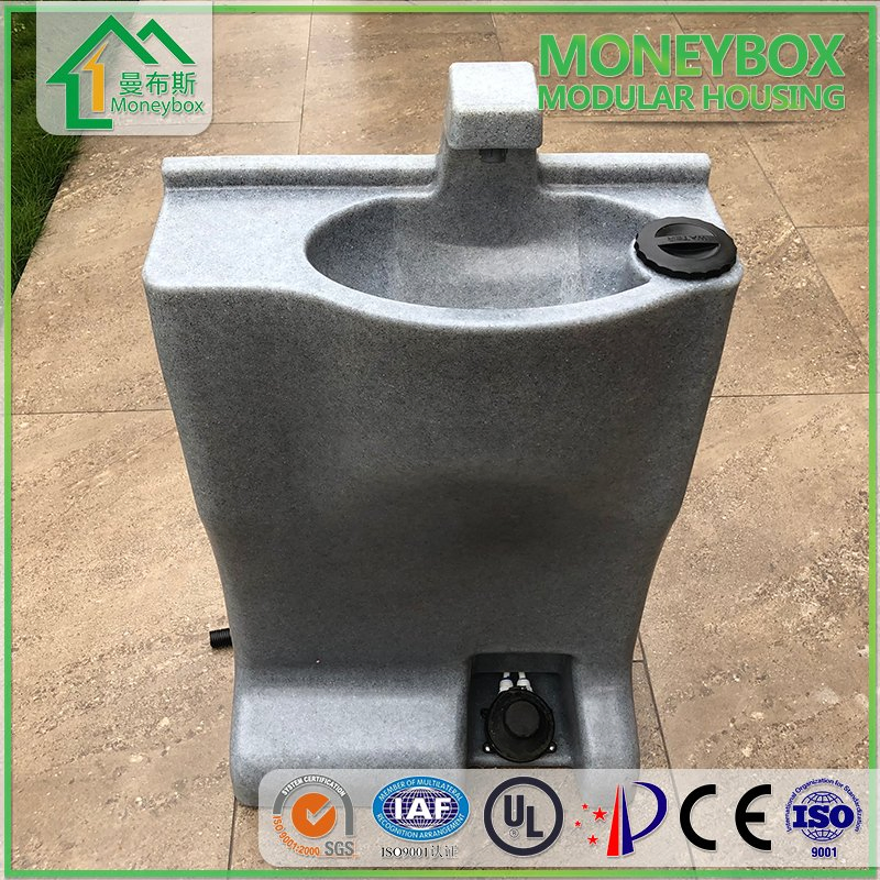 One Piece Public Mobile Water Tank Luxury Wash Basin