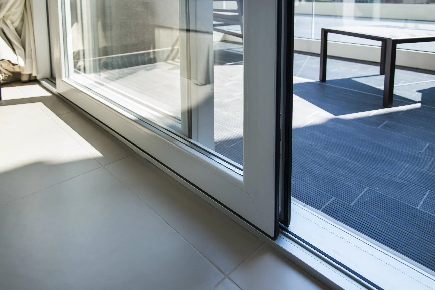 Раздвижная дверь UPVC Conch с двойным остеклением